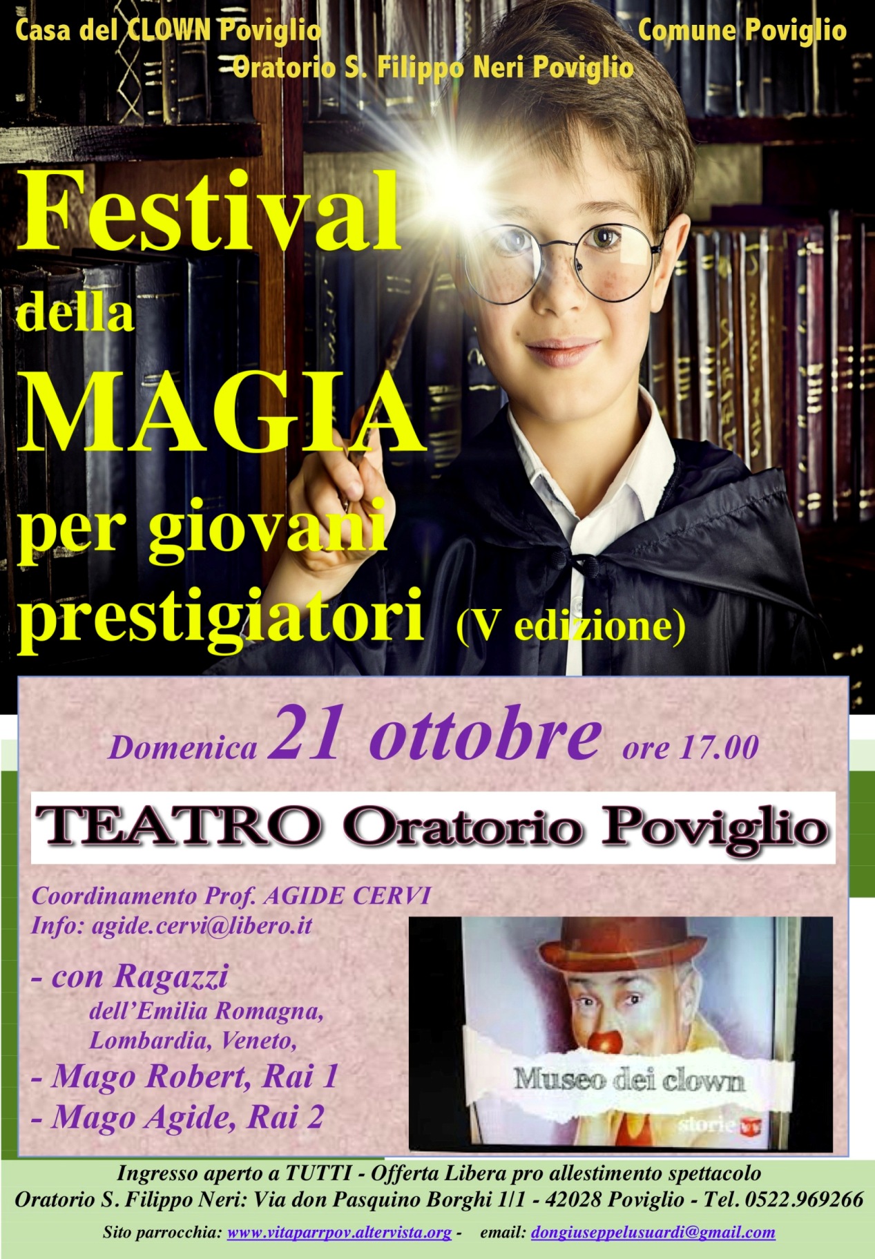 Locandina: 2018-19 » Festival della Magia 21-10-2018